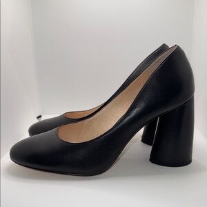Louise et Cie Jayant Pump Black Leather Heels Women’s 9